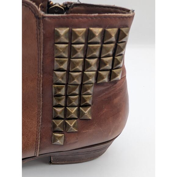 14th & Union Brown Leather Presley Boot Size 7.5 - Picture 7 of 8